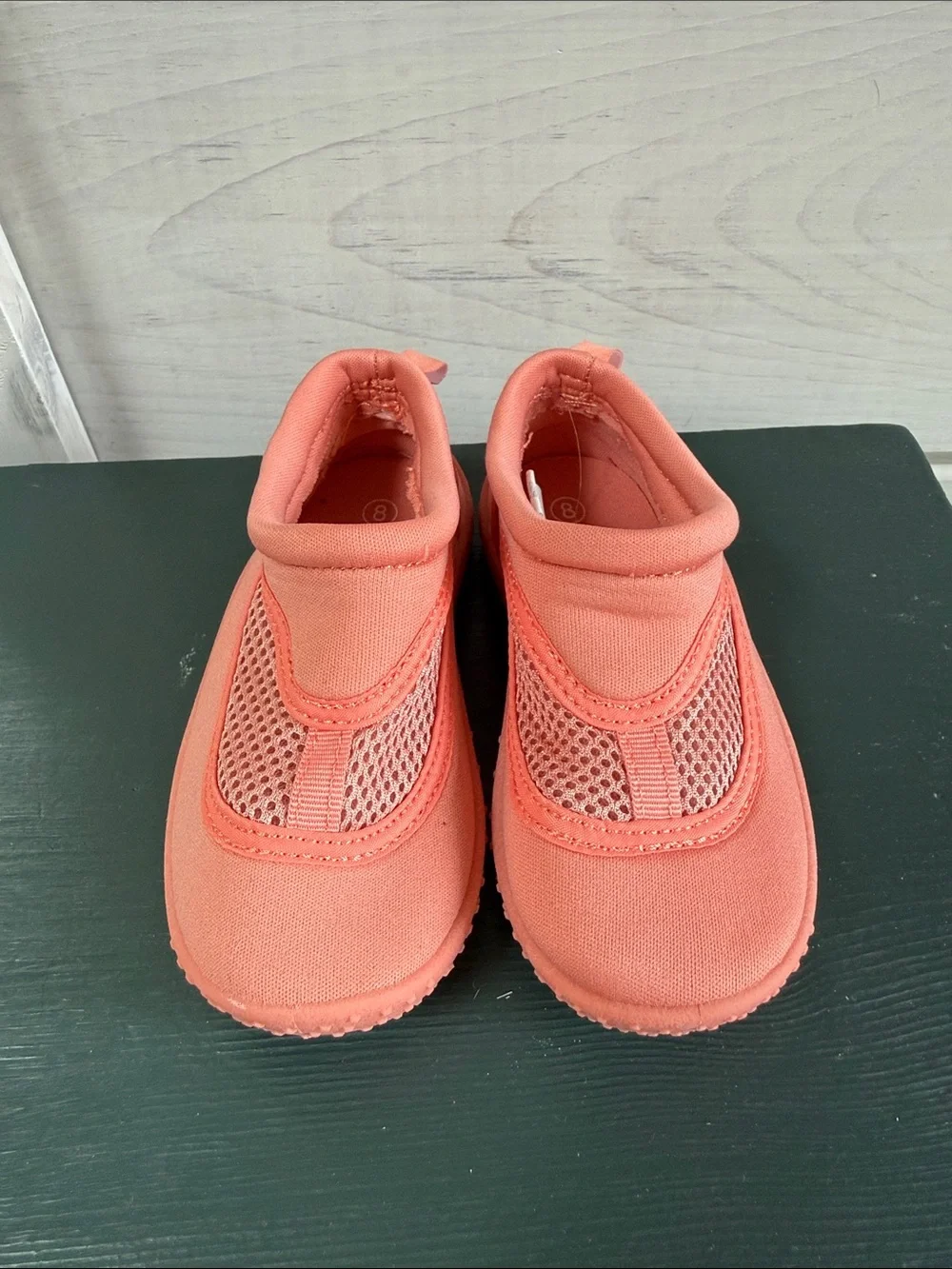 Green Sprouts Coral Kids Slip-On Water Shoes size 8 toddler